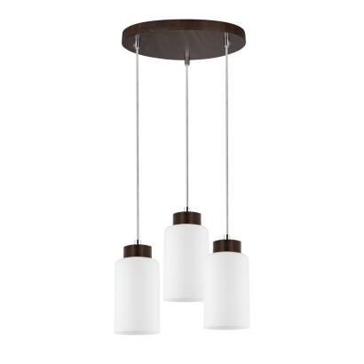 Spot Light 1720576 Bosco lampa wisząca drewno orzech 3xE27 60W 30cm