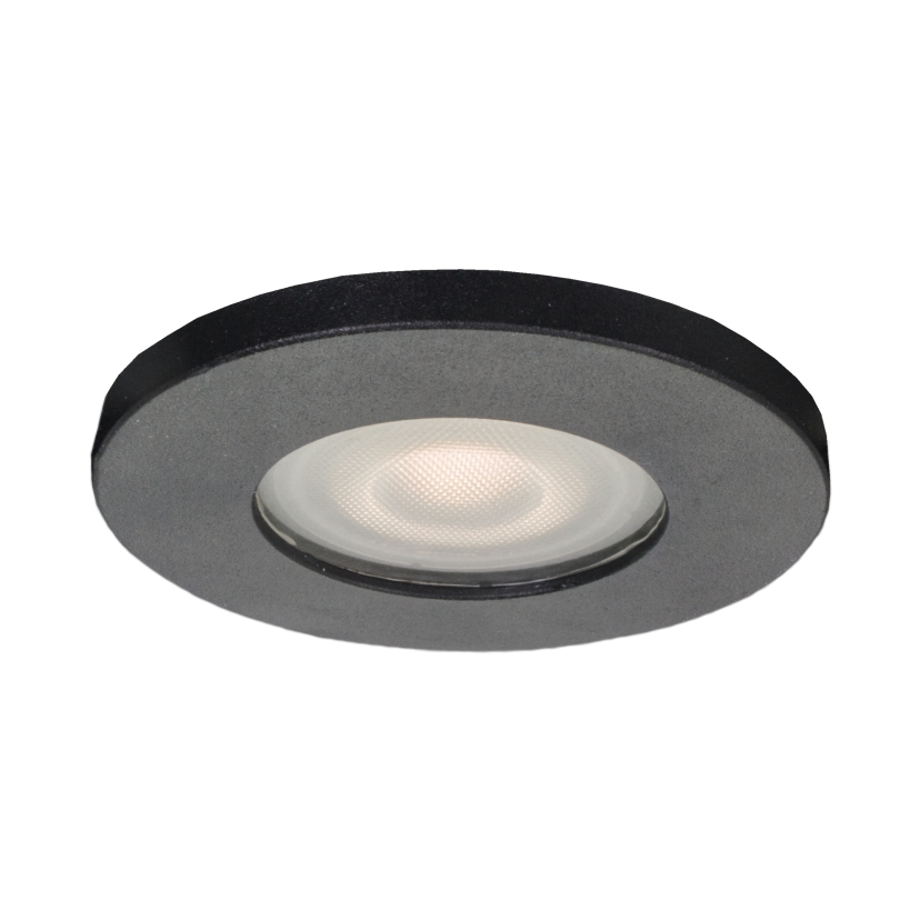 Light Prestige Lagos LP-440/1RS BK oprawa do wbudowania czarne IP65 1x50W GU10 7,6cm