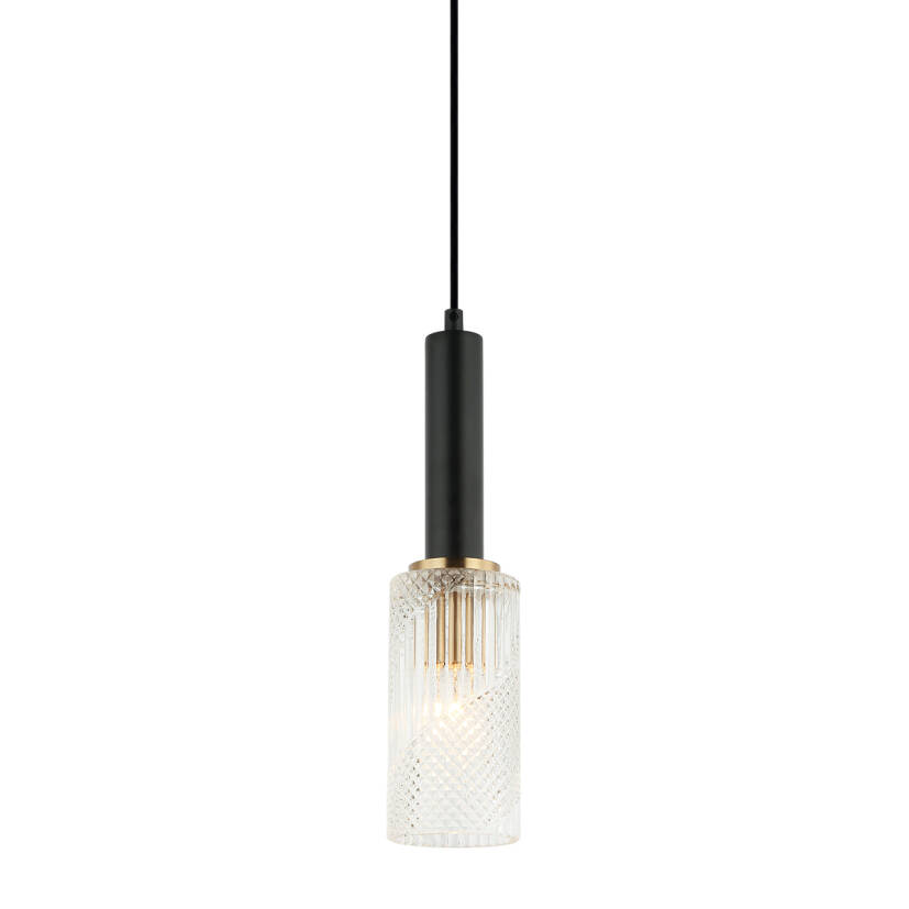 Italux Perola PND-43309-1 BK+BR lampa wisząca nowoczesna 10cm IP20 E14 1x40W