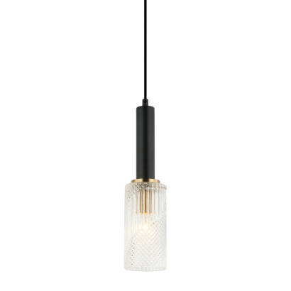 Italux Perola PND-43309-1 BK+BR lampa wisząca nowoczesna 10cm IP20 E14 1x40W