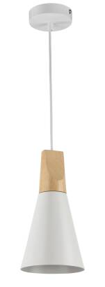 Maytoni Bicones P359-PL-140-W lampa wisząca biała 1xE27 60W 14cm