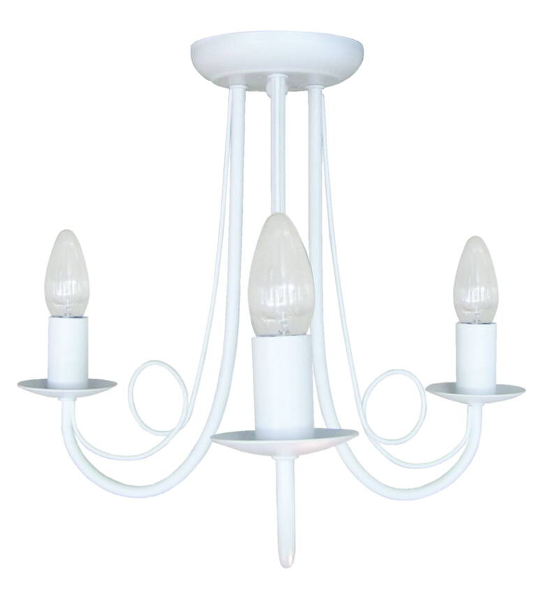 Light Prestige Perła 3 LP-020/3P white lampa wisząca biała 3x40W 35cm