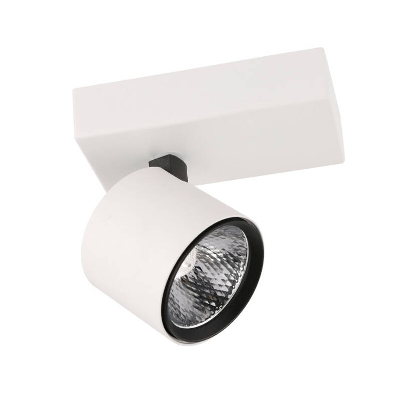 Italux Boniva SPL-2854-1B-WH oprawa stropowa biało czarna 5W LED 3000K 11,5cm IP20