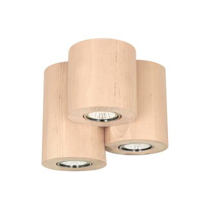 Spot Light 2066360 Wooddream Round plafon lampa sufitowa brzoza 3xGU10 6W 15cm