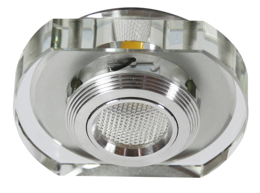 Candellux SS-34 AL/TR 3W LED COB 230V oprawa do wbudowania 10cm