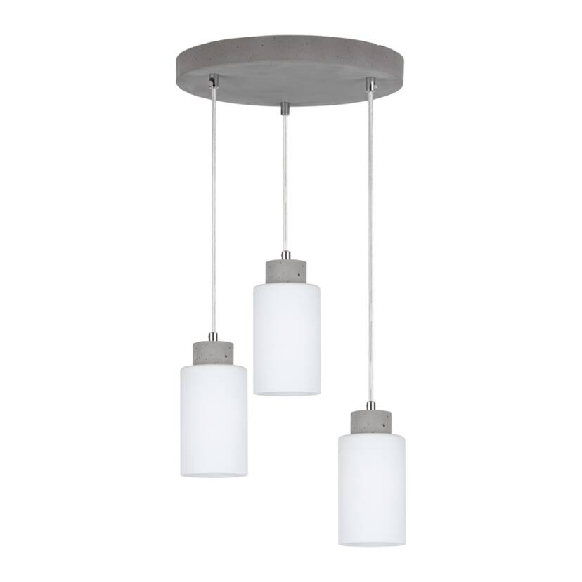 Spot Light 9160336R Karla lampa wisząca nowoczesna beton szary 3xE27 60W 32cm