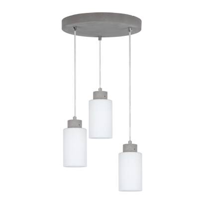 Spot Light 9160336R Karla lampa wisząca nowoczesna beton szary 3xE27 60W 32cm