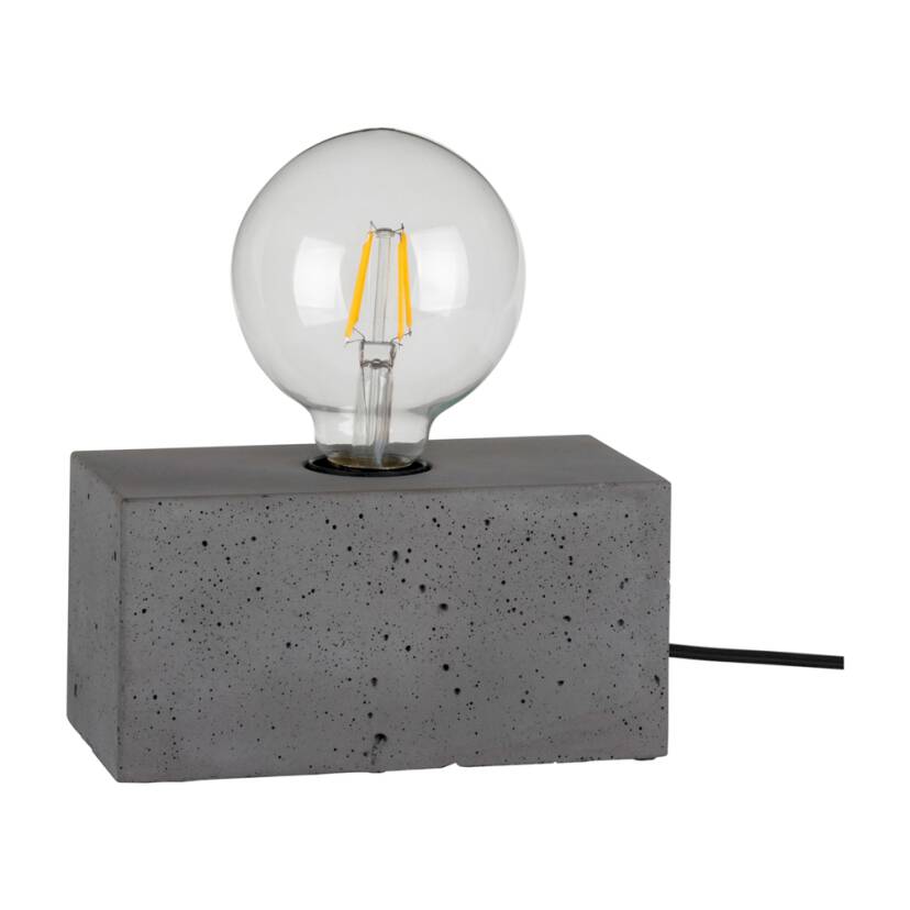 Spot Light 7370936 Strong Double lampa stołowa beton szary 1xE27 25W 18cm