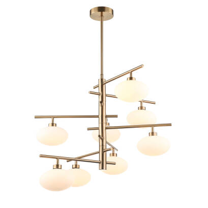 Italux lampa wisząca Fiorenzo MDM3661-8 BRO+W kolor mosiężny 