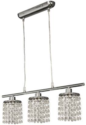 Candellux ROYAL 33-28108 lampa wisząca chrom kryształki 3X40W G9 52cm