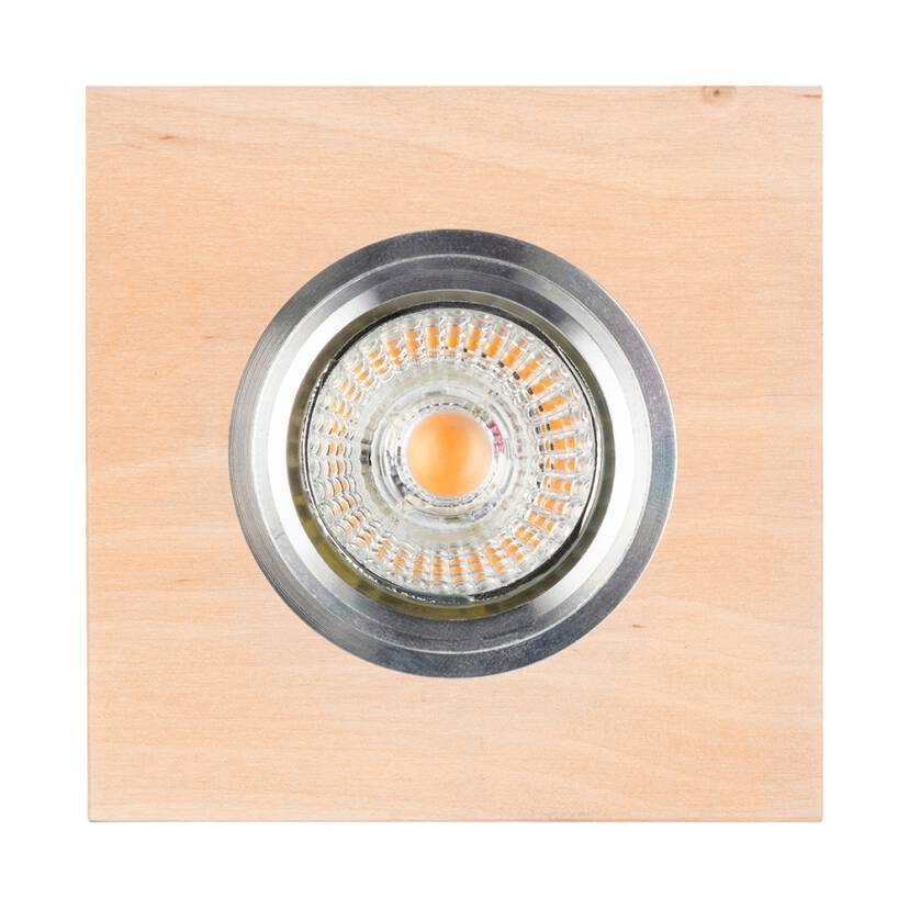 Spot Light 2515160 Vitar Wood Square oprawa do wbudowania brzoza GU10 LED 5W IP20 9,5cm