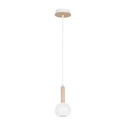 Milagro BOLLE WHITE MLP8837 lampa wisząca biały 1xGU10 12cm