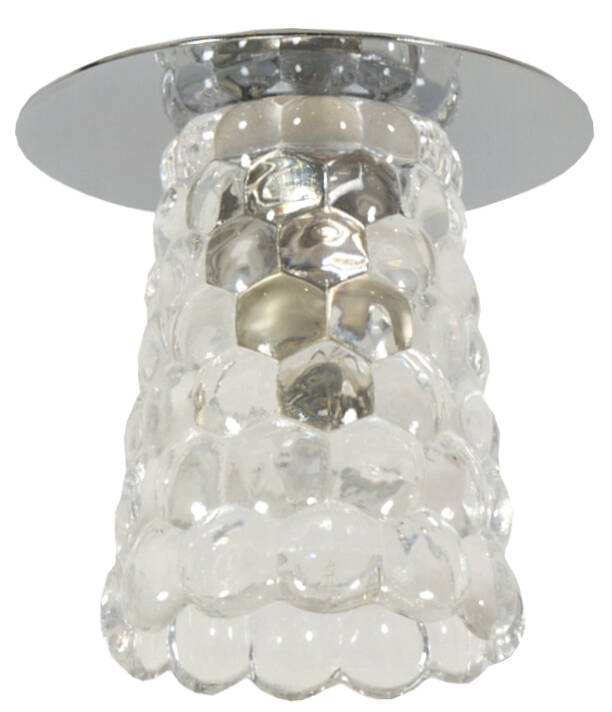 Candellux SK-75 CH/TR G9 oprawa do wbudowania 1X40W G9 kryształ min 5,4cm