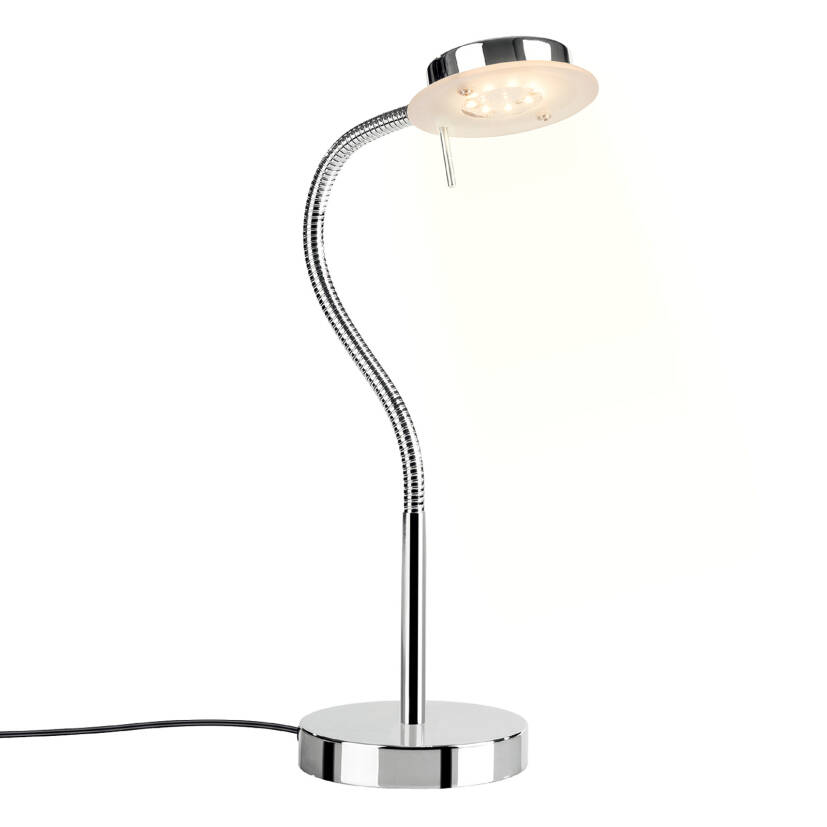 Italux lampa stołowa Sergio 14131008L chrom flex LED 46,5cm