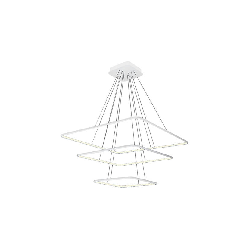 Milagro NIX WHITE ML989 lampa wisząca biała LED 117W 4000K 80cm