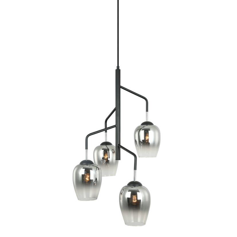 Italux Lesla PEN-5359-4-BKCR lampa wisząca nowoczesna 4x40W E27 48cm