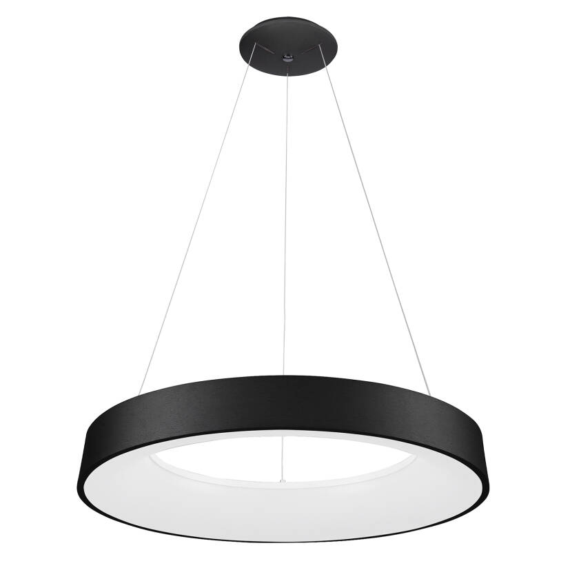 Italux Giulia 5304-880RP-BK-3 lampa wisząca czarny 80cm 3000K LED 80W 