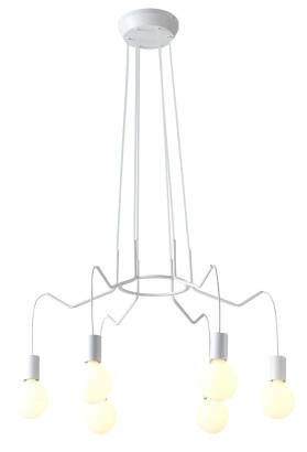 Candellux BASSO 36-71026 lampa wisząca biały mat E27 6x40W 66cm