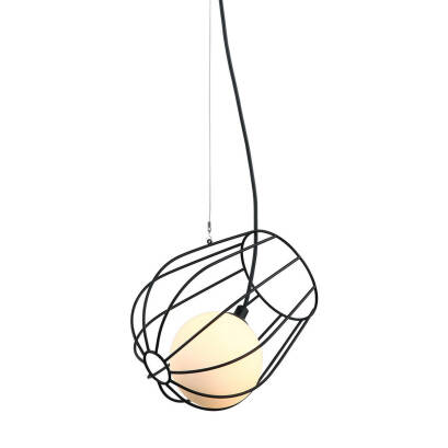 Italux lampa wisząca Melisa MDM-3942/1 BK czarna 16,5cm