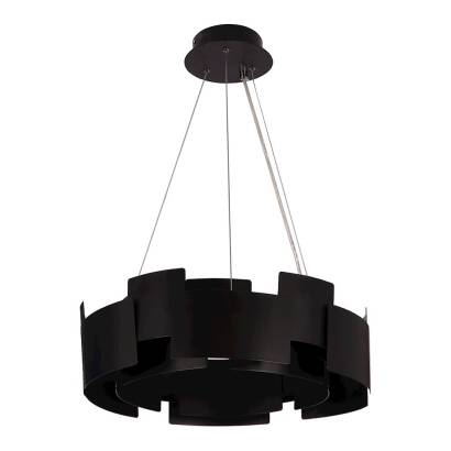 Milagro TORINO BLACK ML6141 lampa wisząca czarny 24W LED 3000K 46cm