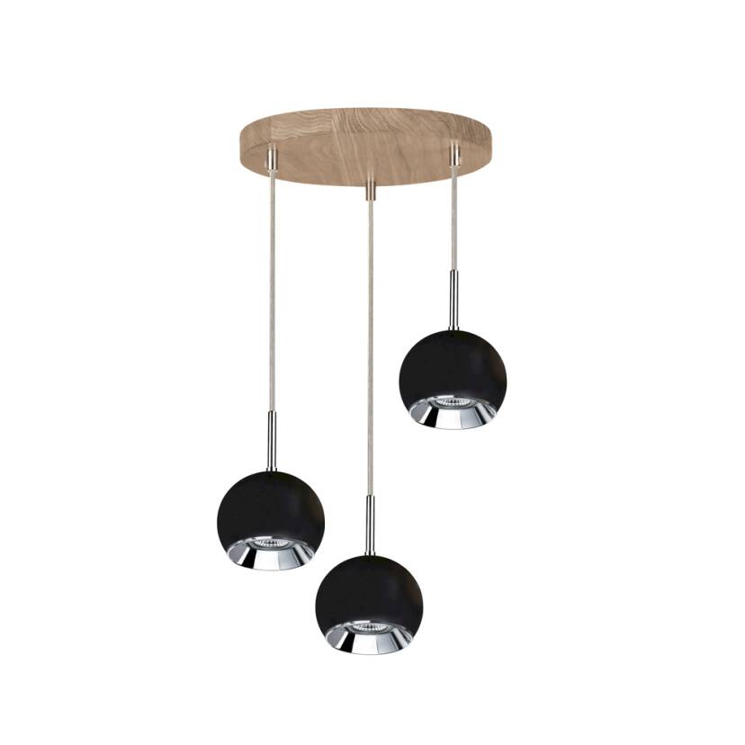 Spot Light 5143374R Ball Wood lampa wisząca dąb olejowany 110cm