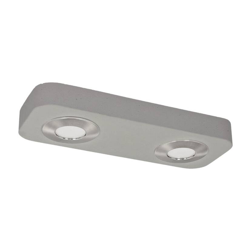 Spot Light 2291236 Cool plafon lampa sufitowa spot 2x5W LED Szary/Satyna 29cm