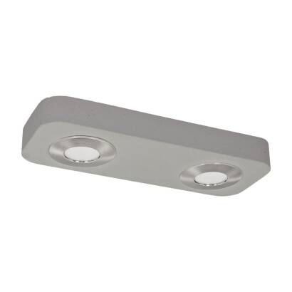 Spot Light 2291236 Cool plafon lampa sufitowa spot 2x5W LED Szary/Satyna 29cm