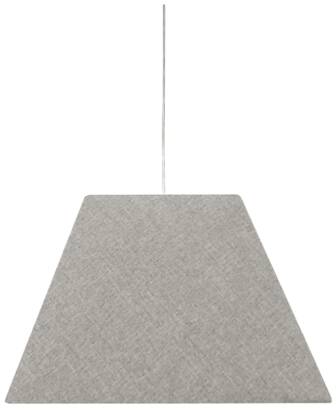 Candellux STANDARD 31-10001 lampa wisząca geometryczny kształt abażura szary 1X60W E27 35 cm