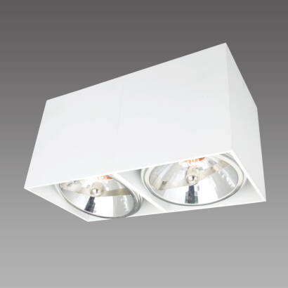 Light Prestige Aliano 2 LP-9S21/2 SM WH oprawa stropowa natynkowa 2x40W G9 24cm