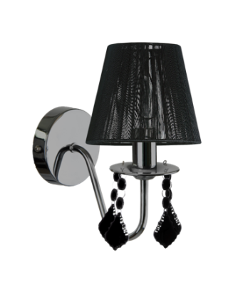 Light Prestige Mona LP-5005/1W czarny kinkiet lampa ścienna 1x40W 12cm