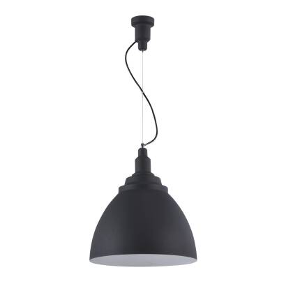 Maytoni Bellevue P535PL-01B lampa wisząca klosz czarny 1xE27 60W 35 cm