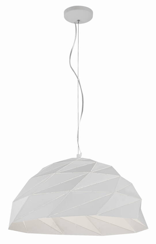 Light Prestige Reus sfera LP-8069/1P B WH lampa wisząca biała 1x60W E27 46cm