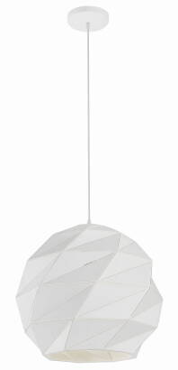 Light Prestige Reus LP-8069/1P S WH lampa wisząca biała 1x60W E27 32cm