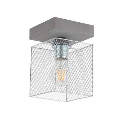 Spot Light 8172136 Gittan plafon lampa sufitowa beton 1xE27 60W 21cm