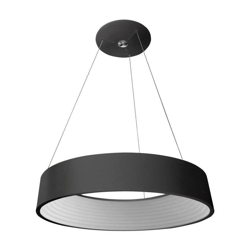 Italux Mattia 3936-842RP-BK-3 lampa wisząca czarna 60cm LED 42W IP20 3000K