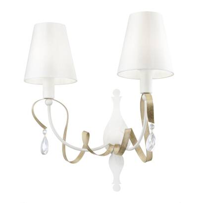 Maytoni Intreccio ARM010-02-W kinkiet lampa ścienna 2xE14 40W 41 cm