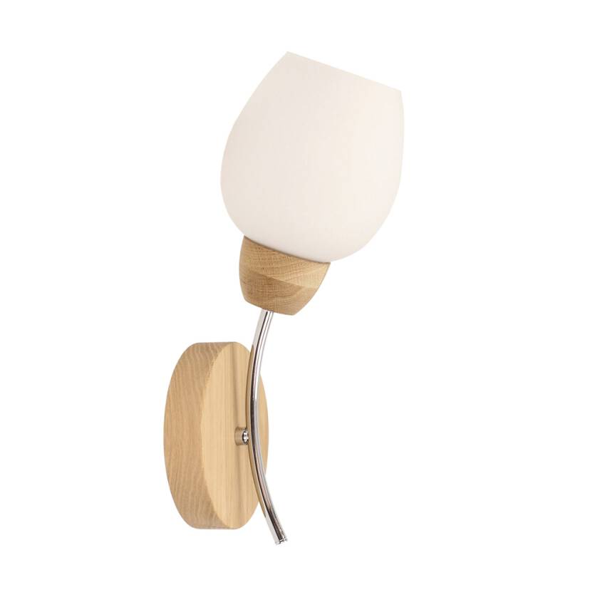 Spot Light 8320174 Parma Wood kinkiet lampa ścienna dąb olejowany 1xE27 60W 34cm