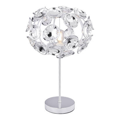 Globo LUGGO 51500T lampa stołowa chrom 1xE14 25,5cm