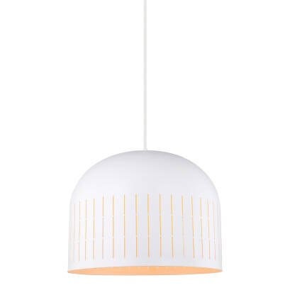 Italux Zonder MDM-3633/1XL W lampa wisząca biały E27 1x60W IP20 40cm