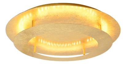 Candellux MERLE 98-66213 plafon lampa sufitowa metalowy klosz złoty 18W LED 3000K 40cm