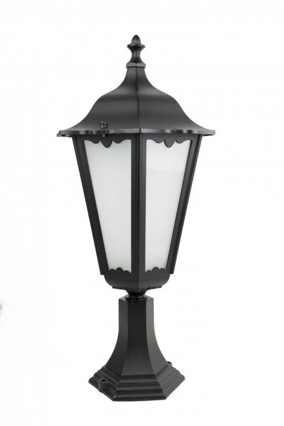 SU-MA Retro Maxi K 4011/1 BD lampa stojąca czarna E27 IP43 65cm