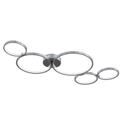 Maytoni Olympia MOD448-55-N plafon lampa sufitowa metalowa nikiel LED 45W 2000Lm 3000K 97cm