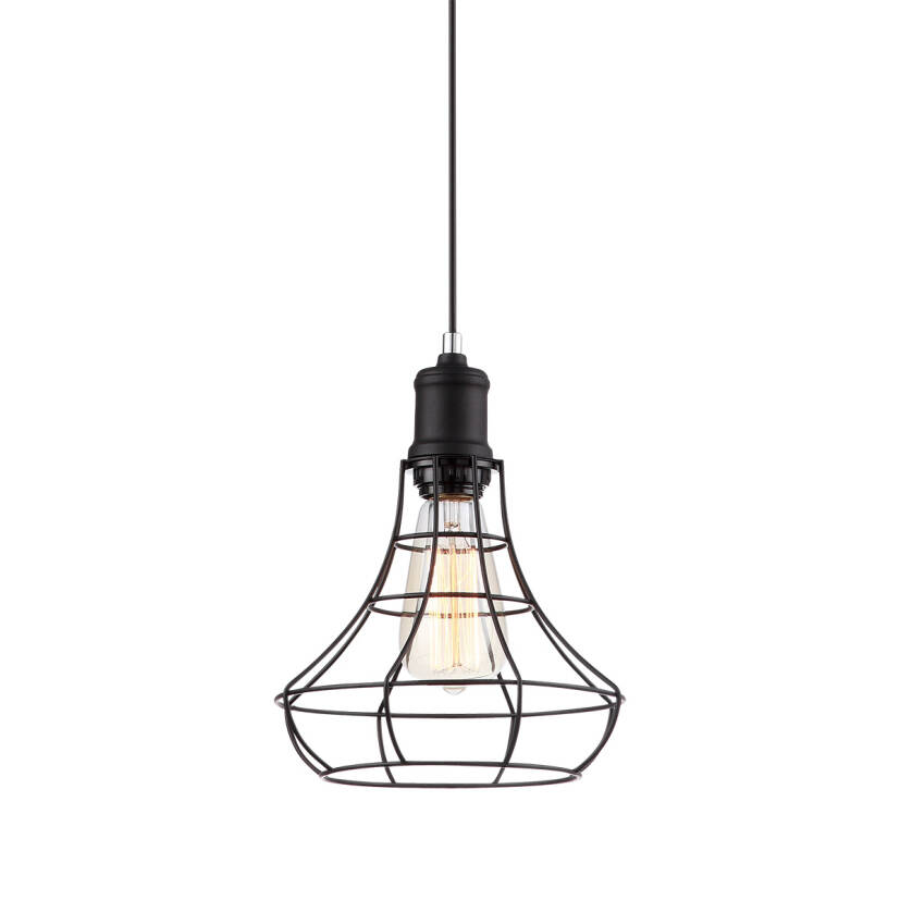 Italux lampa wisząca Synthia MDM2268-1 czarna 21cm