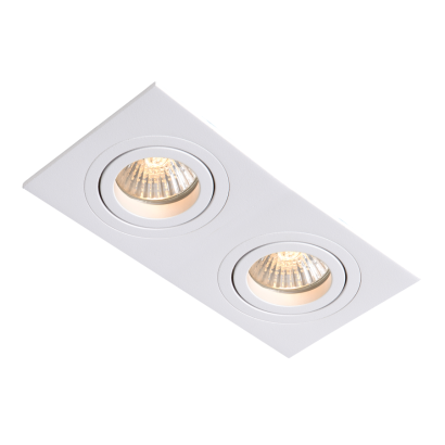 Light Prestige Metis 2 LP-2780/2RS WH oprawa do wbudowania biała 2x50W GU10 18,5cm