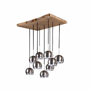 Spot Light lampa wisząca Ball Wood 5030974