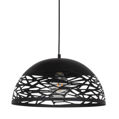 Italux Armand MDM-3025/1L BK lampa wisząca czarny E27 1x40W IP20 40cm