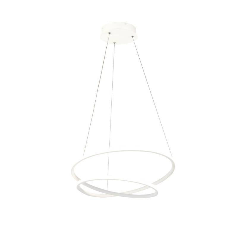 Maytoni Nola MOD101PL-L47W lampa wisząca metal biała LED 47W 3000K 52,5cm