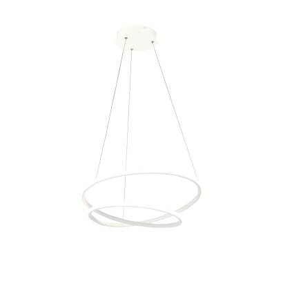 Maytoni Nola MOD101PL-L47W lampa wisząca metal biała LED 47W 3000K 52,5cm