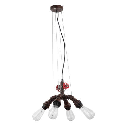 Italux lampa wisząca Manila MDM-2846/4A RUST 59 cm