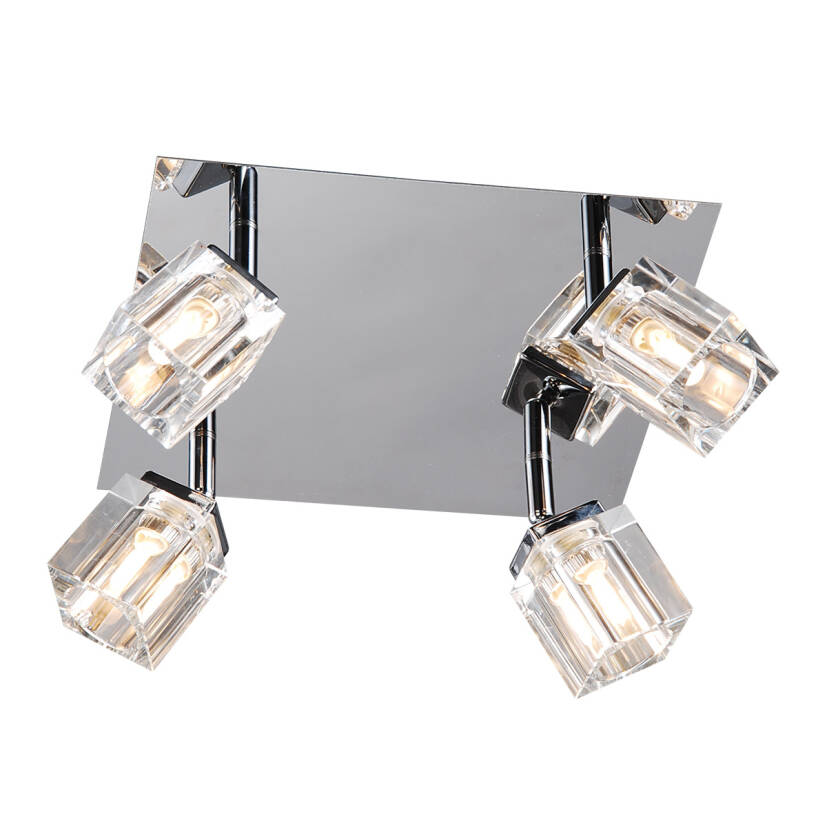 Italux plafon lampa sufitowa Crt-4SQ chrom